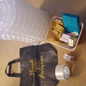 Supplies Seller Thank You Stickers Packing Tape Jewelry Storage Shipping Boxes